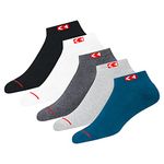 KOPNHAGN Men Ankle Length Cotton Socks (Pack of 5) (KP-BOX-51 Multicolour)