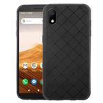 ELISORLI Compatible with Alcatel Apprise/Glimpse/Volta/1B (2020) case Rugged Thin Slim Cell Accessories Anti-Slip Fit Rubber TPU Mobile Phone Soft Cover for 5002R 5002C 5002E 5002L Women Men Black