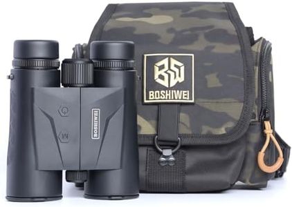 ED Glass Rangefinder Binoculars 10x42, Long Range Binoculars, HD Laser Range Finder for Hunting Golf Bird Watching, 2624 Yards IP67 Waterproof Binocular Rangefinder Black