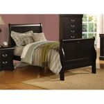 ACME 19508F Louis Philippe III Full Bed, Black