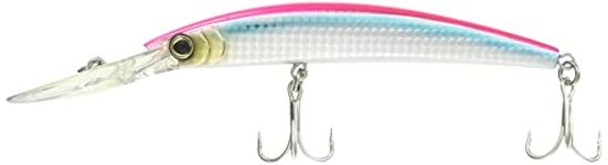 Yo-Zuri Crystal Minnow Deep Diver Lure, Holographic Pink, 5-1/4-Inch