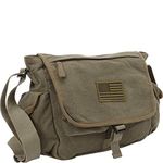 Fox Outdoor Products Retro Messenger Bag, USA Olive Drab