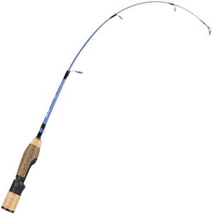 Sougayilang Ice Fishing Rod, Portable Ice Fishing Pole, 2-Piece Spinning Ice Fishing Gear-28'' Medium