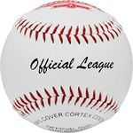 Midwest Official League Baseball Ball, white, one size