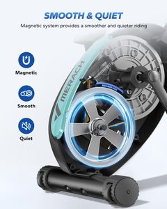 MERACH Foldable Exercise Bike – Compact Indoor Cycling Machine