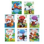 Set of 8 Russian Toddler Books in Russian Language - Russian Fairy Tales and Poems About Animals - Russkie Skazki - Russian Books - На Русском Языке