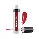 Brwn Glass Shine Lip Gloss - Stunning Shades for Indian Skin tones | High Shine, Lightweight, Non-sticky Moisturizing formula | Vitamin E & 4 Oils | Vegan, Cruelty Free | Full Size | 02 Berry Glaze