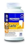 Enzymedica - Lacto, 30 Capsules - Lactase Enzymes Supplement - Lactose Intolerance Pills - Digestive Aid for Gluten and Casein - Indigestion & Heartburn Relief - Gas Bloating Relief for Men and Women