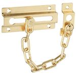 National Hardware V807 Door Chains in Brass