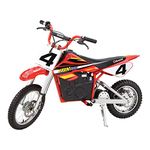 Razor MX500 Dirt Rocket Ride On High Torque Electric Dirt Bike Motocross Motorcycle with Long Range Battery for Ages 14 and Up, Red