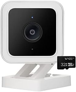 Wyze 24/7 Recording DIY Home Security System, Indoor/Outdoor, AI Person Detection, Color Night Vision, Compatible with Alexa, Up to 7 Days of Rolling Security Footage, 1 Camera + 1 SD Card Kit