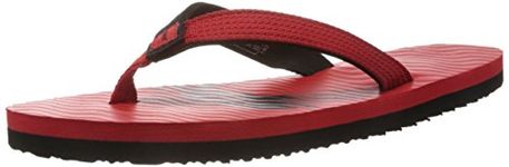 Sparx Men's Sf0204g Red and Black Slippers-10 Kids UK (SFU-204)