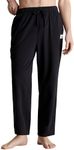 Calvin Klein Men Pyjama Bottoms Sleep Pant Long, Black (Black), M