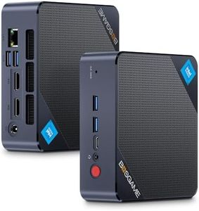 BOSGAME N100 Mini PC Intel 12th Gen CPU 16GB DDR4 RAM 512GB M.2 SSD Windows 11 Computer | 4K Triple Display | USB 3.2 | Wi-Fi | 2.5G LAN | Full Function USB-C (Data/PD 3.0/DP)