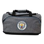 FOCO Manchester City FC Football Premier League Championship Club Heather Grey School Work Sports Duffle Bag