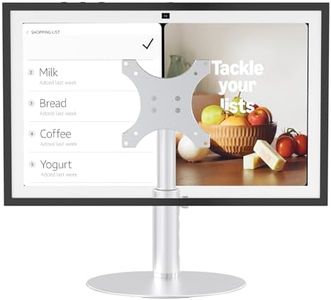 Letlar Adjustable Stand for Show 21/15, Tiltable Table Holder, Sturdy Aluminum Alloy, Smooth Angle Adjustment, Durable Desktop Bracket for Show 15 2nd Generation, Four Degree Height Device (Silver)