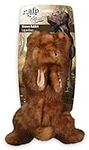 ALL FOR PAWS Interactive Dog Squirrel Plush Toys, Stuffed Animal Squeaky Toy for Dogs Enrichment Toys, Large Size (Brown Rabbit (Small Size))