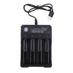 ATORSE® 18650 Battery Charger Universal 4 Bay Aa AAA C, Ni-Mh Ni-Cd and 10440 18650 26650 Etc. Li-Ion Lifepo4 Rechargeable Battery Charger with Led Display