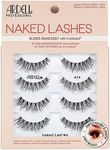 Ardell False Eyelashes Naked Lash 424 4 Pairs Multipack Black Fluffy Barely-There Natural Enhances Eyes Super Soft Lashes Comfortable Invisiband Vegan-Friendly Cruelty-Free False Lashes