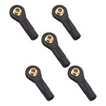 uxcell 5 Pcs M2 2.0xL19mm Lever Steering Linkage Tie Rod End Ball Head End without Screws and Nut for RC Robot