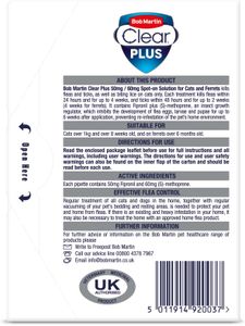 Bob Martin Flea Treatment for Cats – Fast-Acting Pest Control