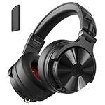 OneOdio Studio Max 1 Wireless Over-Ear DJ Headphones, 120H Playtime, Hi-Res/LDAC Audio, 20MS Low Latency, Dongle/Bluetooth/6.35mm/3.5mm Connection for Monitor Guitar Keyboard Podcast Recording