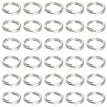 Uniclife 100 Pack 10mm Mini Split Jump Ring with Double Loops Small Metal Rings Connectors for Jewelry Necklaces Bracelets Earrings Crafts Ornaments and DIY Arts