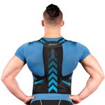 AOFITBRACE Back Brace Posture Corrector for Women and Men, Breathable Adjustable Full Back Straightener for Upper Lower