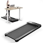 Walking Pad, Under Desk Treadmill with 2.5HP Motor, Walking Treadmill for Home Office Under Desk, Installation-Free Standing Desk Treadmill with Remote Control, LED Display（Black）