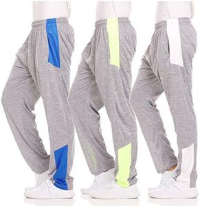 DARESAY Dry-Fit Sweatpants for Men - Track Pants Men - Stretchable Workout Clothes - Comfy and Soft Moisture Wicking (3-Pack)