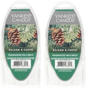 Yankee Candle Lot of 2 Balsam & Cedar Fragranced Wax Melts