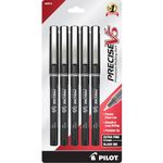 Pilot Precise V5 Stick Rolling Ball Pens, Extra Fine Point, 5-Pack, Black Ink -26010