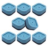 Ceplo Heavy Duty Bed Risers & Furniture Risers Stackable Table Leg Extender for Beds,Refrigerators, and Furniture Anti-Vibration Floor Pads, Noise Cancelling, Non-Slip Protector for Hardwood Set of 8