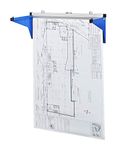 Adir Blueprint Wall Rack - Blueprint Plans Organizer and Construction Plan Holder - Poster Display and Map Rack for Office and Home