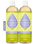 Puracy Baby Wash & Shampoo - Pure Ingredients, Tear-Free For Silky Smooth Skin - Baby Shampoo - Kids Body Wash - 98.8% from Mother Nature (Lavender Chamomile, 354 ml, 2 pack)