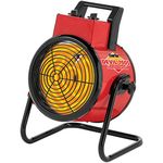 Clarke Latest Model Devil 7005 5KW Round Fan Heater 3 Phase 400 Volt 6935452