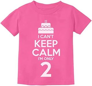 Tstars 2nd Birthday Shirt Girl Two 2 Year Old Boy Birthday Gift Second Birthday Shirt 2T Pink