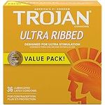 Trojan Ultra Ribbed, 36ct