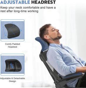 Ergonomic High Back Office Chair – Adjustable Lumbar Support