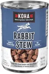 KOHA Minimal Ingredient Rabbit Stew for Dogs, High Protein Limited Ingredient Dog Food, 12.7oz Cans (Case of 12)