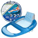 Kelsyus Premium Floating Lounger with Fast Inflation, Inflatable Recliner Chair, Lake & Pool Float for Adults with Cup Holder