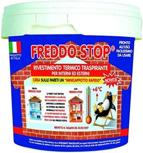 Tecnostuk Freddo Stop guaina termoisolante traspirante per interno ed esterno lt.2,5 per recuperare 5/6 ° in casa …