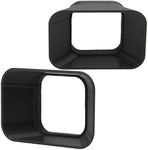 Qqmora 2pcs Anti‑Glare Sunshade Lens Hood for Gopro Strong Sunshade Lens Hood Lightweight for GoPro Hero 9 Portable Lightweight,for GoPro Hero 9 Black, Other Mountaineering Camping Supplies