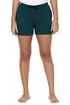 Allen Solly Women's Cotton Solid Board Shorts (AHSRCRGP374379-26_Teal_26)