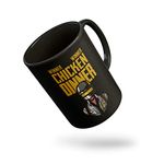 Thirsty Guys Ceramic Coffee Mug - 1 Piece, Black, 325 ml