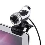 Webcam 480P, Clip on HD PC Camera, 