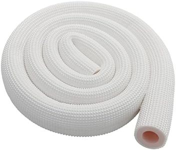 URBEST Pipe Insulation Tubing 1" x 3/8" Heat Preservation Insulated 6-Foot Length Handle Grips (White-19x10)