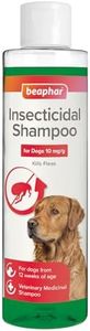 Beaphar - Insecticidal Shampoo for Dogs – Kills Fleas Fast & Helps Prevent Flea Reinfestation – Veterinary Medicinal Shampoo – Contains Permethrin – Cleanses and Maintains a Healthy Coat – 250ml