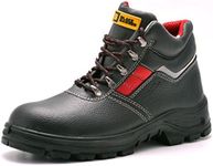 Black Hammer Mens Safety Boots Leat