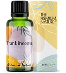 THE PREMIUM NATURE USDA Organic FRANKINCENSE Essential Oil - Boswellia carterii, 100% Pure Natural Undiluted, Therapeutic Grade for Aromatherapy | Premium Certified Organic, Non-GMO (30 ML)